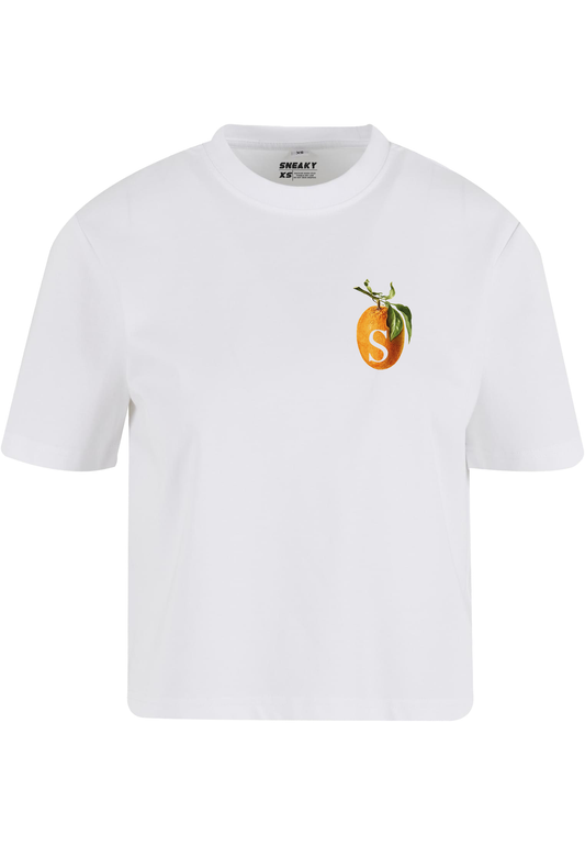 Ladies Tropical Fruit Boxy T-Shirt