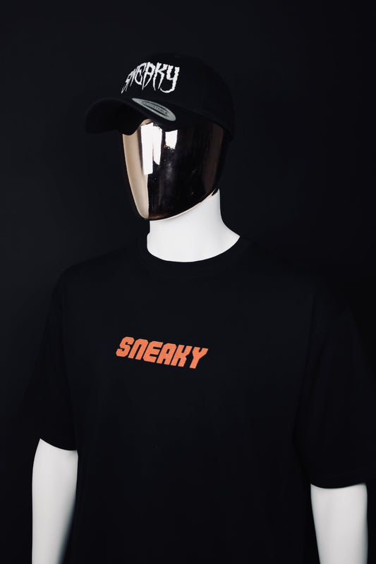 FIRE OVERSIZED TEE BLACK UNISEX